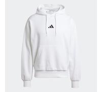 Adidas Sweat à capuche Essentials Feelcozy Fleece blanc/noir - S