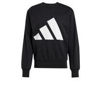 adidas Homme Essentials BIG Logo French Terry Sweatshirt, Black/White, S
