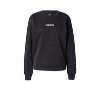 Adidas Damen Essentials Linear French Terry Sweatshirt, Black/White, XL