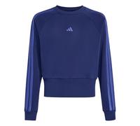 adidas Fille Satin Sweatshirt, Dark Blue/Dual Indigo, 13-14 Years