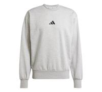 Adidas Herren Essentials FEELCOZY Fleece Sweatshirt, Medium Grey Heather/Black, XS