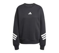 Adidas Damen Future Icons Three Stripes Sweatshirt, Black, M