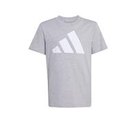 ADIDAS SPORTSWEAR T-Shirt 'Essential' gris chiné / blanc, Taille 128