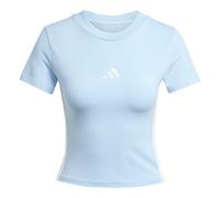 T-shirt slim femme adidas Essentials 3-Stripes Bleu 2XL