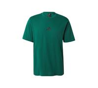 Adidas Herren Essential Three Stripes Single Jersey Tee, Collegiate Green/Black, L