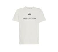 ADIDAS SPORTSWEAR T-Shirt fonctionnel 'adidas Slogan Single Jersey' noir / blanc, Taille 128