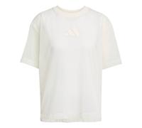 adidas Damen Soft LUX Mesh Tee, Off White, S