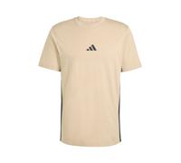 ADIDAS SPORTSWEAR T-Shirt fonctionnel beige / noir, Taille S