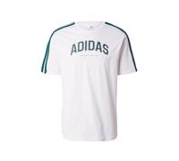 T-shirt adidas Codes Collegiate Linear Graphic manches courtes blanc vert - M
