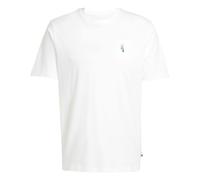 adidas Men's T-Shirt Graphique Dog Sock Patch, White, XS