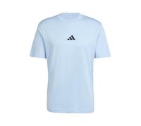 Adidas T-shirt Essentials Small Logo Single Jersey – XS – glow blue/black