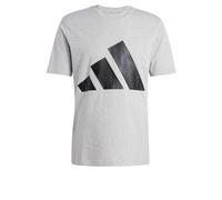ADIDAS SPORTSWEAR T-Shirt fonctionnel 'Essentials' gris chiné / noir, Taille S