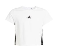 adidas Mädchen Essentials Logo T-Shirt, White/Black, 5-6 Years
