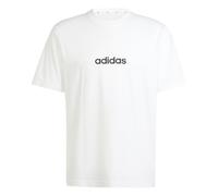 Adidas T-shirt Homme Essentials Linear Single Jersey Blanc/Noir Taille S
