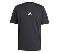 adidas - Essentials Small Logo Single Jersey Tee - T-shirt - 3XL - black / white