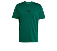 Adidas Herren Essentials Small Logo Single Jersey Tee, Collegiate Green/Black, M