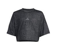 Adidas Future Icons All Over Printed Short Sleeve T-shirt Gris 9-10 Years Filles