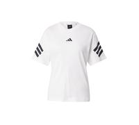 adidas Damen Future Icons Three Stripes T-Shirt, White, XS