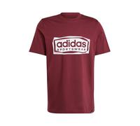 ADIDAS SPORTSWEAR T-Shirt fonctionnel lie de vin / blanc, Taille L