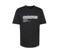 ADIDAS SPORTSWEAR T-Shirt fonctionnel 'LINEAR' noir / blanc, Taille XS