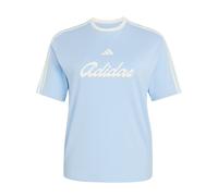 ADIDAS SPORTSWEAR T-shirt fonctionnel 'Lux Tiro' bleu clair / blanc, Taille L