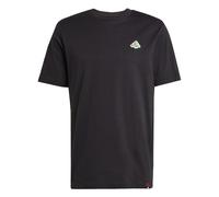 ADIDAS SPORTSWEAR T-Shirt fonctionnel 'Mini Pizza' noir / blanc, Taille M