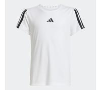 adidas - Kid's Training Essential 3 Stripes Tee - T-shirt - 116 - white / black
