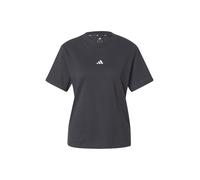 Adidas Damen Essentials Small Logo Cotton T-Shirt, Black/White, XXS