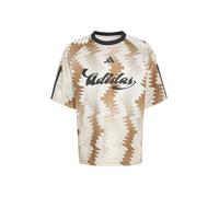 ADIDAS SPORTSWEAR T-Shirt fonctionnel noisette / gris / blanc, Taille M