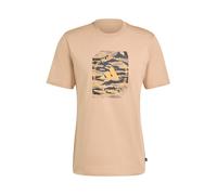 ADIDAS SPORTSWEAR T-Shirt fonctionnel sable / jaune / gris / noir, Taille S
