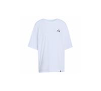 adidas adidas White Soft Side Oversized Graphic T-Shirt