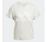 ADIDAS SPORTSWEAR T-shirt mastic / blanc, Taille L