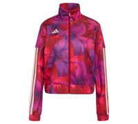 ADIDAS SPORTSWEAR Veste de sport 'Adidas x Farm Rio House Of Tiro' violet foncé / rose / rouge vif / blanc, Taille XS