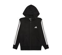 adidas Unisex Kinder Essentials Full Zip Hoodie, Black/White, 15-16 Years