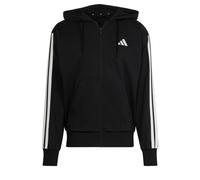 Adidas Veste à capuche Essentials French Terry 3 bandes Noir/Blanc XL Homme