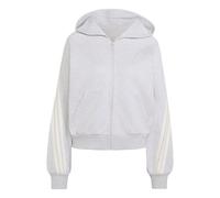 ADIDAS SPORTSWEAR Veste de survêtement gris chiné / blanc, Taille XS