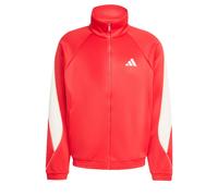 Sweat à capuche adidas Stadium Full Zip rouge blanc - L