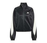 Sweat à capuche adidas Stadium Full Zip noir pur blanc femme - M