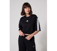 Adidas Essentials 3 Stripes Cotton Loose Short Sleeve T-shirt Noir M Femme