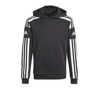 adidas Squadra 21 Hoodie Hooded Track Top Mixte Enfant, Black/White, 9-10 Years
