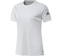 adidas Squadra 21 Jersey (Short Sleeve) Femme, White/White/Black, XS