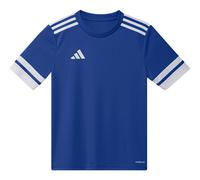 Adidas Maillot SQUADRA25 manches courtes unisexe enfant bleu royal/blanc 13-14 ans