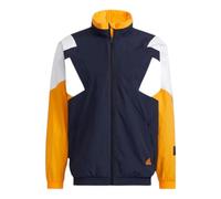 adidas St Brand VJK Veste Athlesuire pour homme, Bleu marine, blanc, orange, L