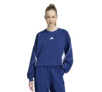 Adidas Sweatshirt femme Stadium 3-Stripes Crewneck Bleu S
