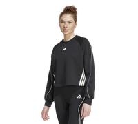 Adidas Sweatshirt Stadium 3 Stripes Col rond Noir 2XS Femme