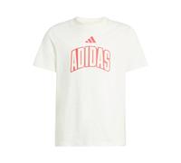 Adidas T-shirt enfant Stadium Lettering Blanc 7/8 ans Unisexe