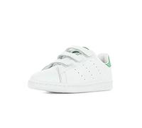 adidas Stan Smith CF C, Baskets garçon, Blanc (Footwear White/Green 0), 34 EU