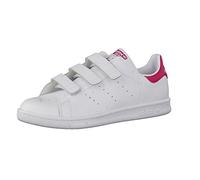 adidas Stan Smith Cf C, Chaussures de Gymnastique mixte enfant, Blanc Cassé (Ftwr White/ftwr White/bold Pink), 35 EU