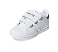 adidas Stan Smith CF I, Chaussures de Fitness Mixte Enfant, Blanc (Ftwbla/Verde 000), 23 EU