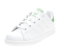 adidas - Stan Smith - Chaussures - Mixte Enfant - Blanc (Footwear White/Footwear White/Green 0) - 29 EU